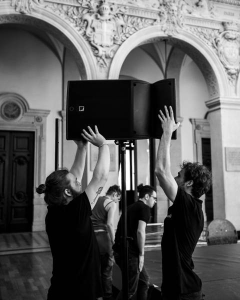 Sonorisation d'un évènement d'entreprise