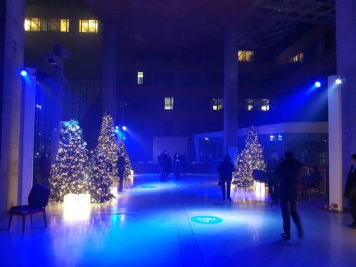 prestation de lumières pour l'hôtel de région par une agence événementielle Lyon