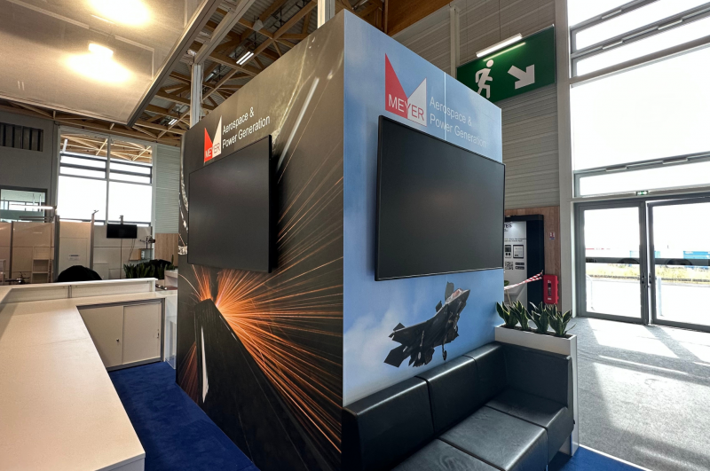 Sonorisation et installation d’écrans au salon du Bourget (93)