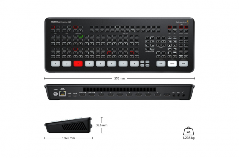 Mélangeur vidéo pour vos streaming – Atem mini extreme ISO, Lyon (69)