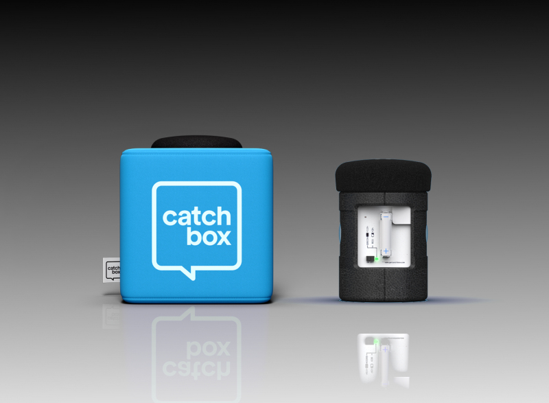 Micro à lancer Catchbox