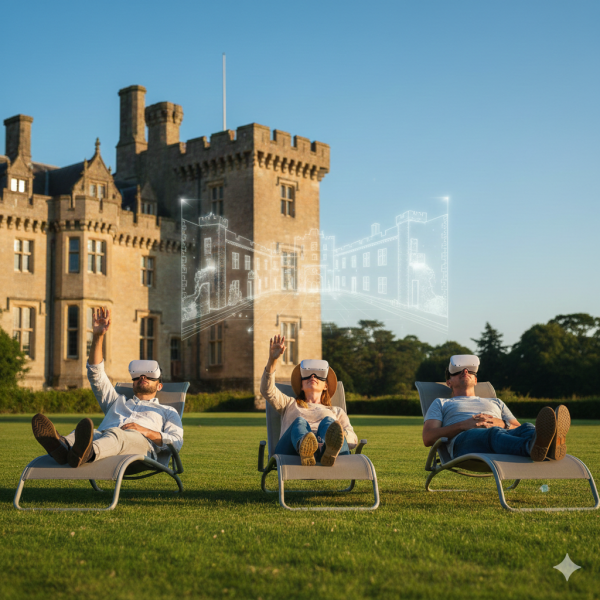 Le patrimoine devient accessible partout : vivez une immersion totale et découvrez l'invisible, confortablement installé.