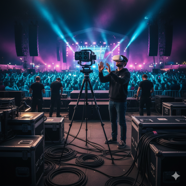 Vivez l'événement de l'intérieur : avec le Live 180 VR, Dromi's vous téléporte en backstage pour une perspective unique et inédite.