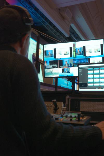 Régie de réalisation vidéo en direct