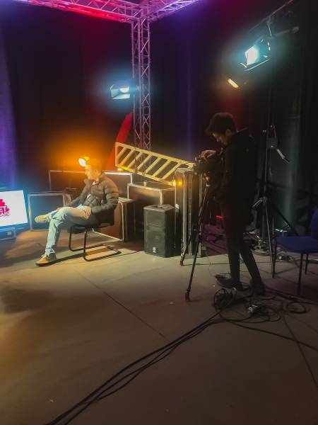 Interview dans le Studio pour Le Ticket Lyonnais, Lyon (69).