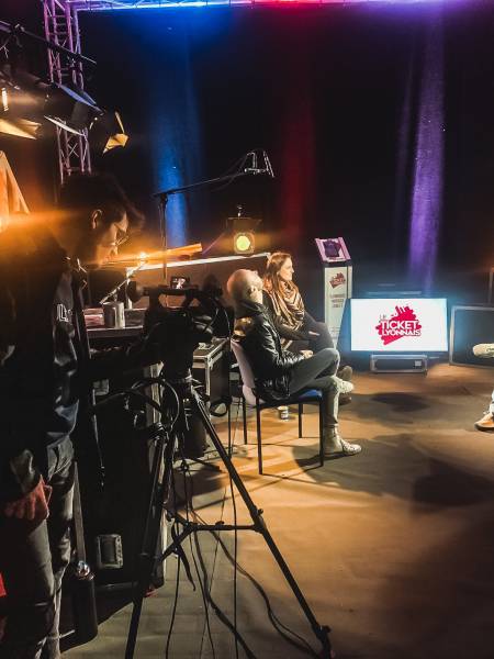 Interview dans le Studio pour Le Ticket Lyonnais, Lyon (69).
