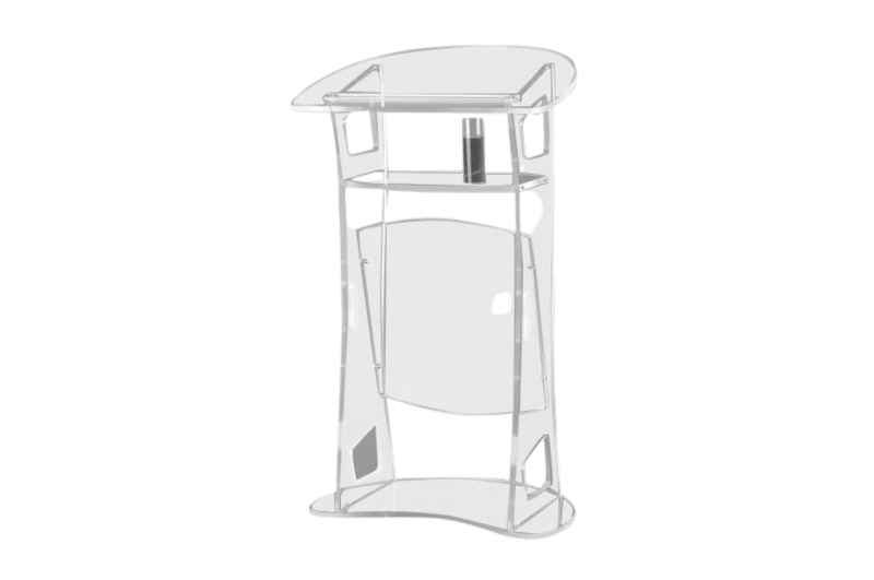 Pupitre en plexiglass design pour vos discours et évènements institutionnels, Lyon (69)