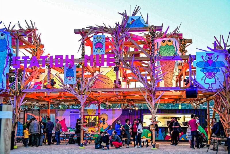 La station mue est un lieu d'évènement à Lyon